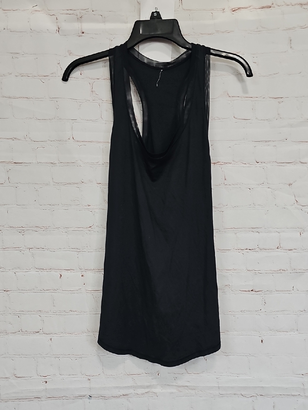 Fabletics Black XL Tank Top with Care Tag
